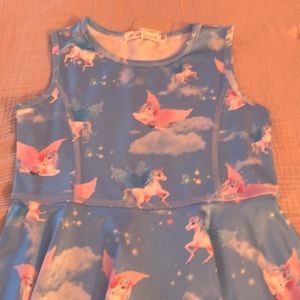 Blue Unicorn Dress - New With Tags